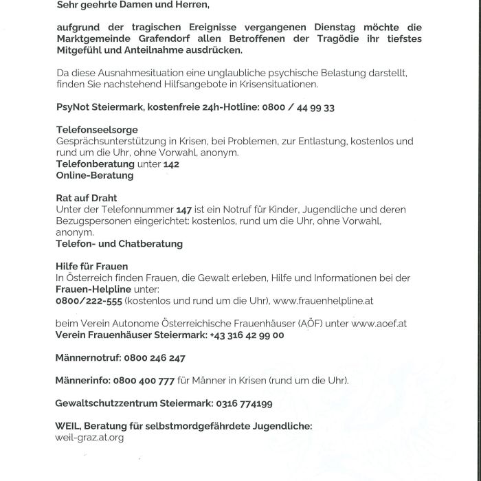 AussendungKrisennummern_110625