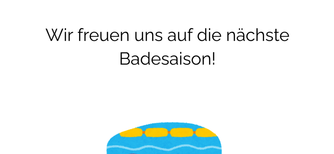 AussendungEnde Badesaison 0925