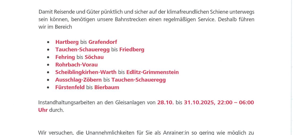 Instandhaltungsarbeiten1025